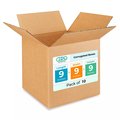 Idl Packaging 9L x 9W x 9H Corrugated Boxes for Shipping or Moving, Heavy Duty, 10PK B-999-10